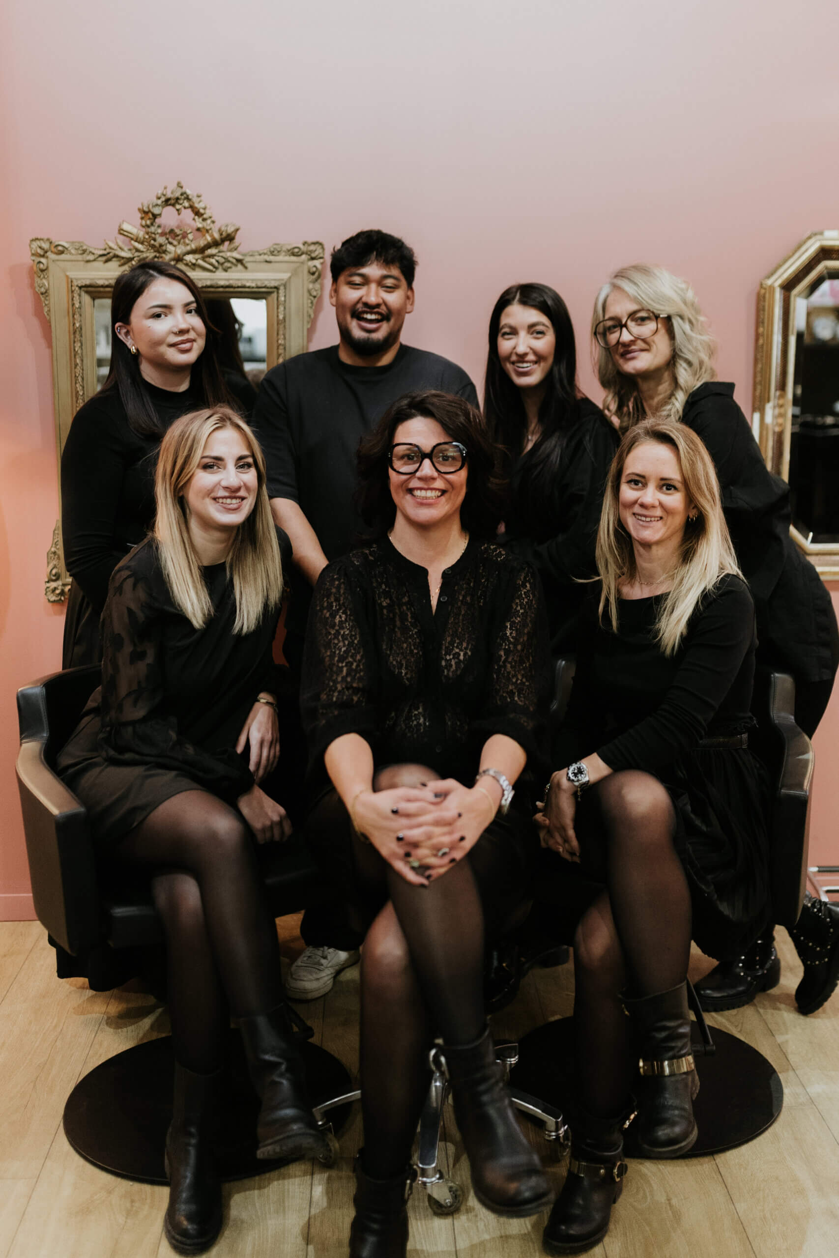 equipe les nuances de celine coiffeur à bordeaux