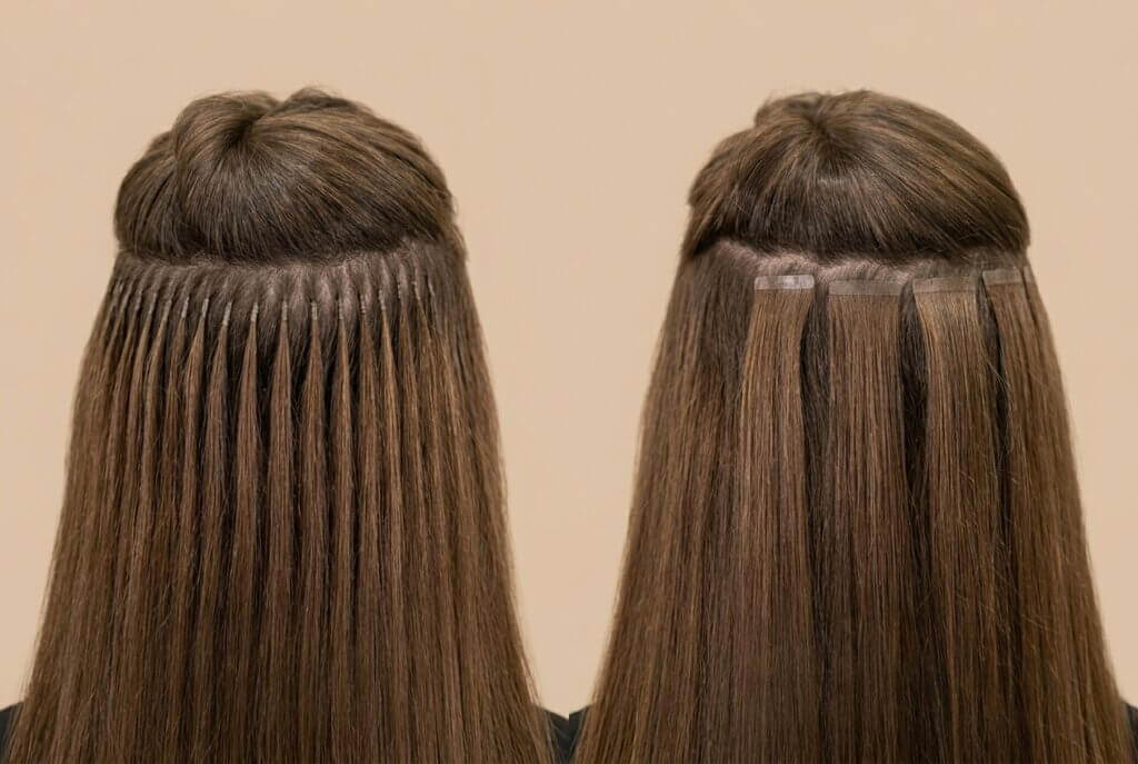 extensions keratine vs gltapes